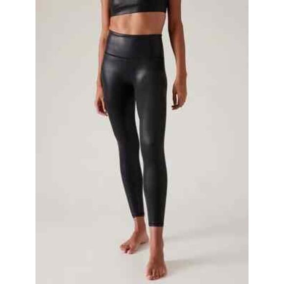 Athleta Elation Ultra High Rise Leggings in Shimmer Black Small - Picture 1 of 8